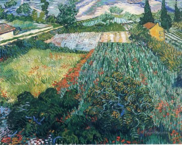  Field Painting - Field with Poppies 2 Vincent van Gogh